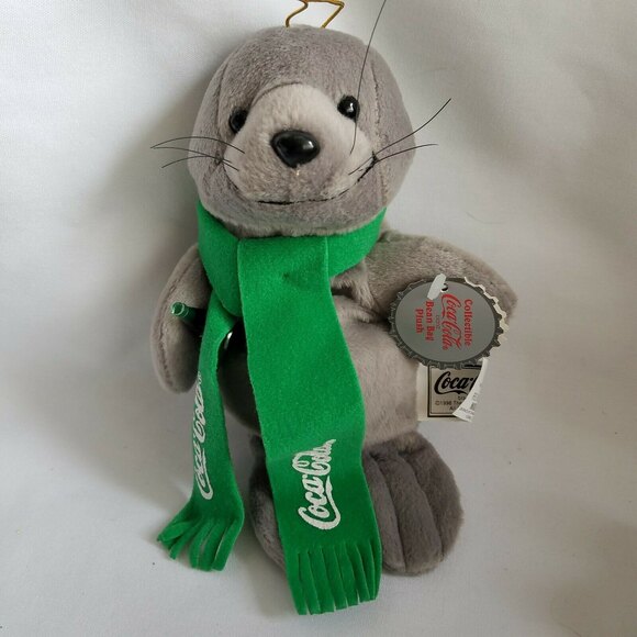 Coca Cola Plush Beanie Babies Lot of 7 Coke Collectibles - Picture 7 of 9